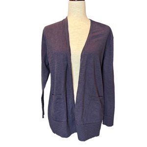 MADEWELL lightweight purple cardigan sweater Size Small EUC